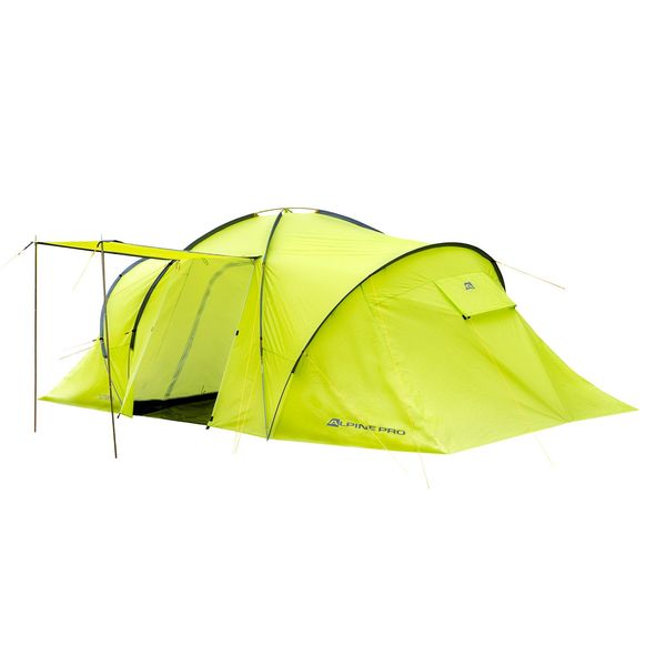 ALPINE PRO Large tent for 4 people ALPINE PRO OUTERE lime green