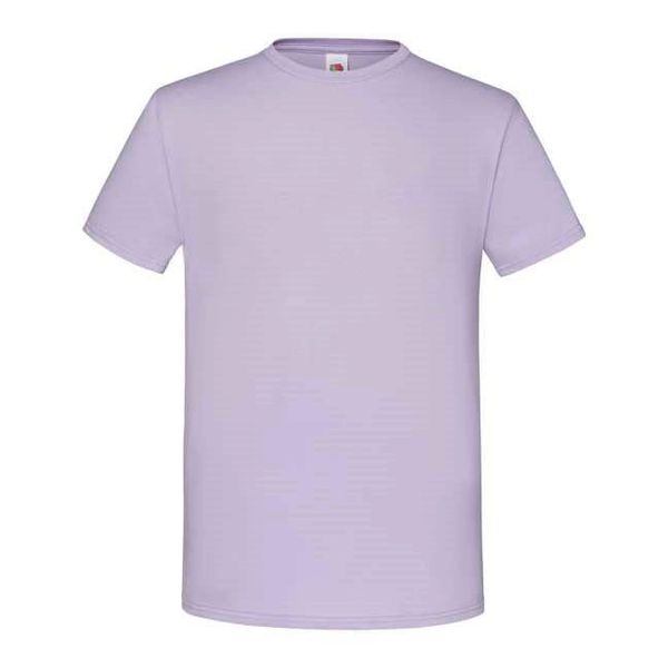 Fruit of the Loom Lavender Men's Combed Cotton T-shirt Iconic Sleeve Fruit of the Loom