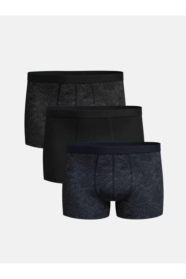 LC Waikiki LC Waikiki 3-Pack Standard Mold Flexible Fabric Men's Boxer