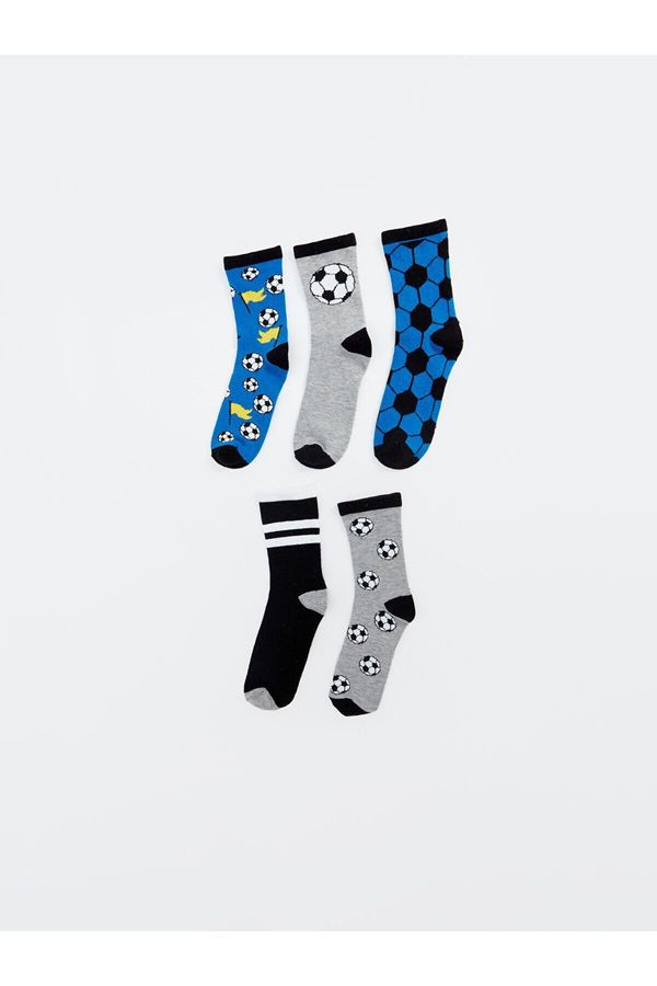 LC Waikiki LC Waikiki 5-Piece Lcw Patterned Boy's Socks