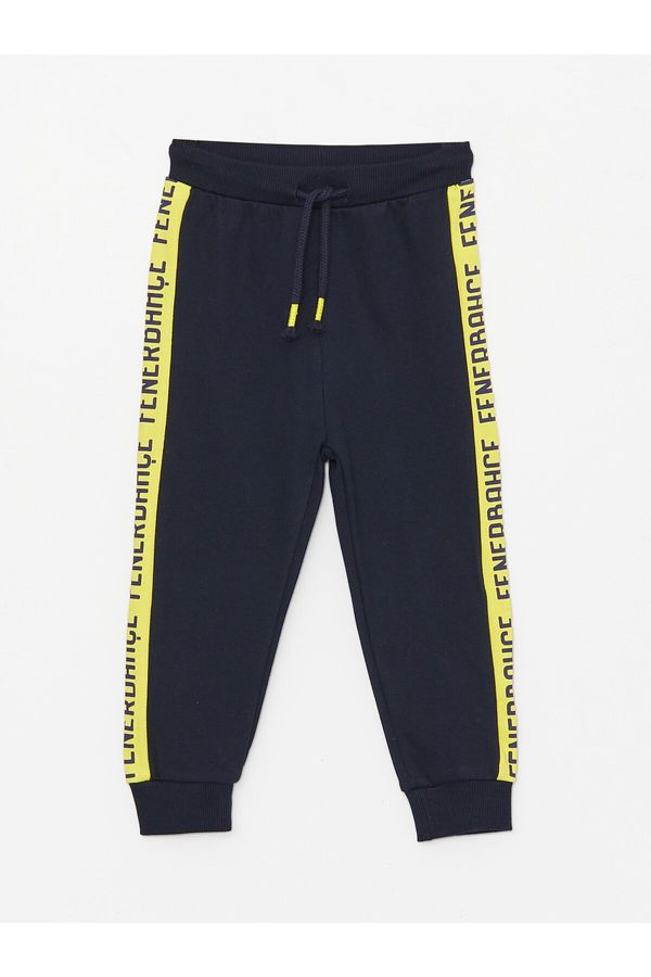 LC Waikiki LC Waikiki Baby Boy Jogger Tracksuit Bottoms with an Elastic Printed Waist.