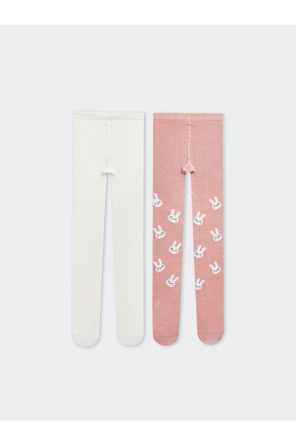 LC Waikiki LC Waikiki Baby Girl 2-Pack Tights