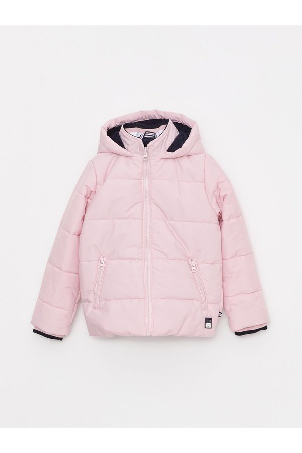 LC Waikiki LC Waikiki Basic Girl's Puffer Coat with Hood