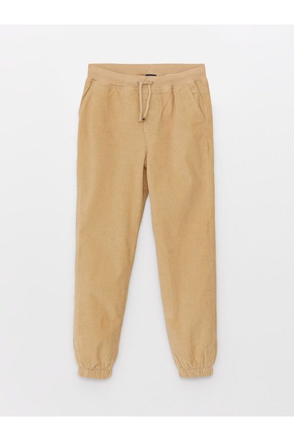 LC Waikiki LC Waikiki Basic Velvet Boys' Jogger Pants with Elastic Waist