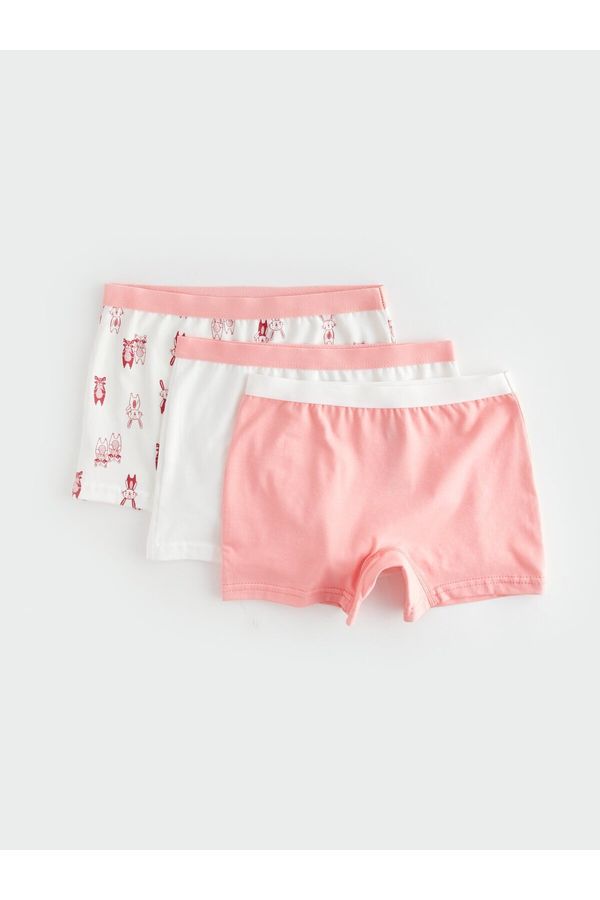 LC Waikiki LC Waikiki Cotton Girls' Boxer 3-pack