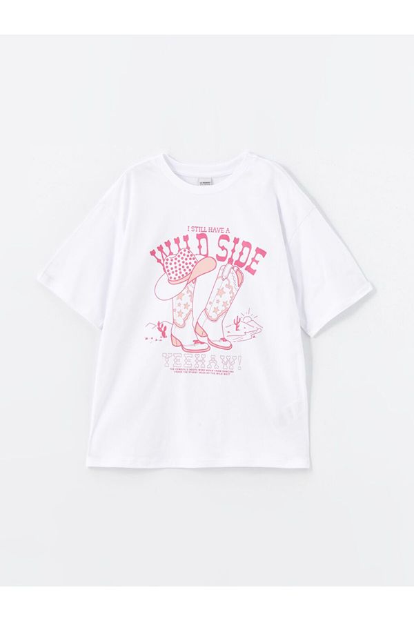 LC Waikiki LC Waikiki Crew Neck Girls T-Shirt