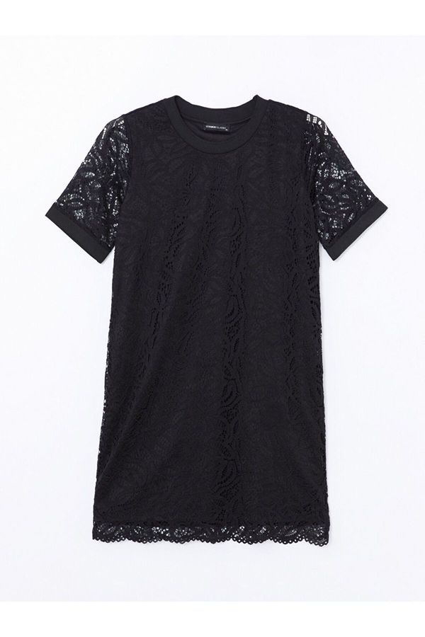 LC Waikiki LC Waikiki Crew Neck Lace Women's Dress