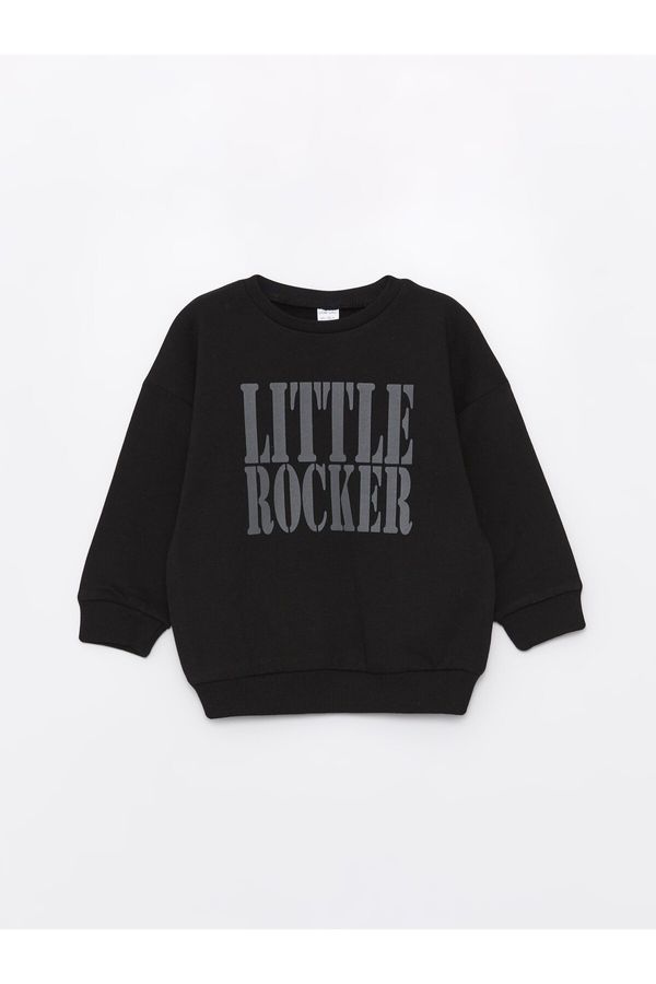 LC Waikiki LC Waikiki Crew Neck Long Sleeve Printed Baby Boy Sweatshirt