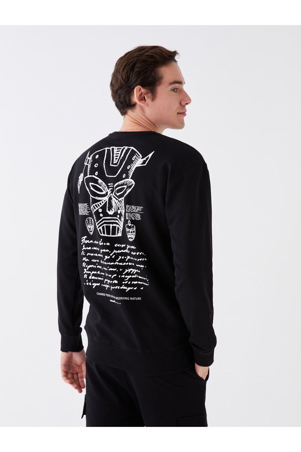 LC Waikiki LC Waikiki Crew Neck Long Sleeve Printed Men's Sweatshirt