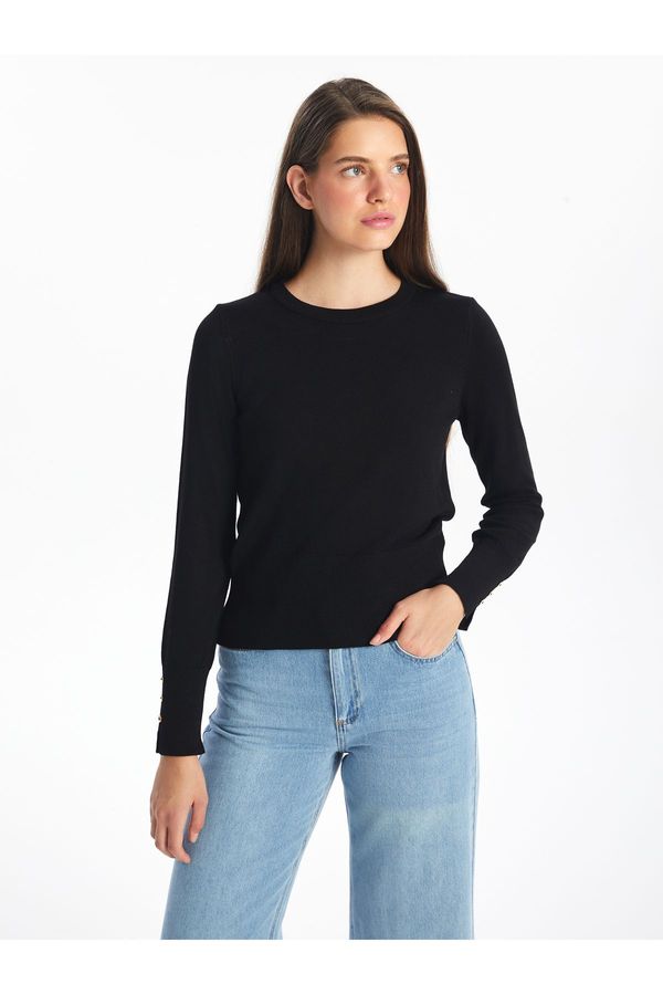 LC Waikiki LC Waikiki Crew Neck Plain Long Sleeve Women's Knitwear Sweater