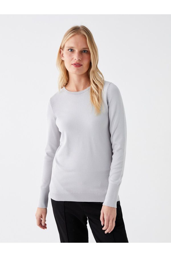 LC Waikiki LC Waikiki Crew Neck Plain Long Sleeve Women's Knitwear Sweater