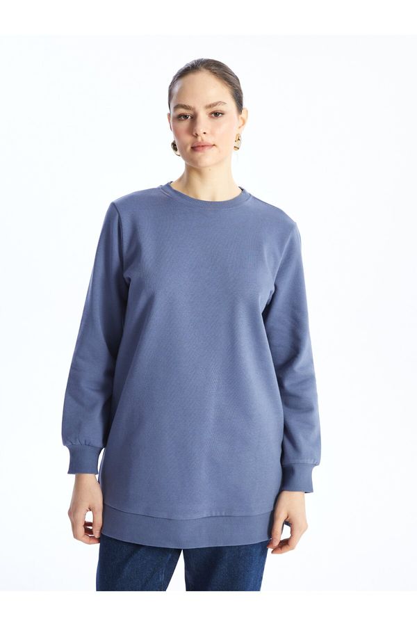 LC Waikiki LC Waikiki Crew Neck Plain Long Sleeve Women's Sweatshirt Tunic