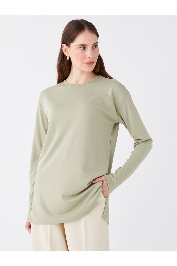 LC Waikiki LC Waikiki Crew Neck Plain Long Sleeve Women's Tunic