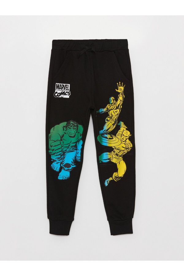 LC Waikiki LC Waikiki Elastic Waist Marvel Printed Boy's Jogger Sweatpants