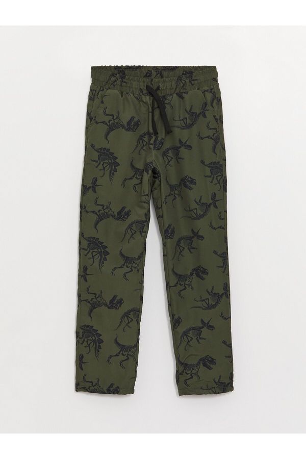 LC Waikiki LC Waikiki Elastic Waist Printed Fleece Lined Boy's Trousers