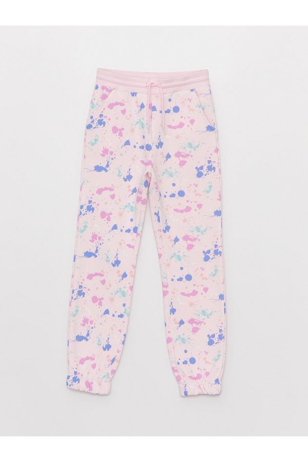 LC Waikiki LC Waikiki Girl's Jogger Sweatpants with Elastic Waist Patterned Patterned Girl