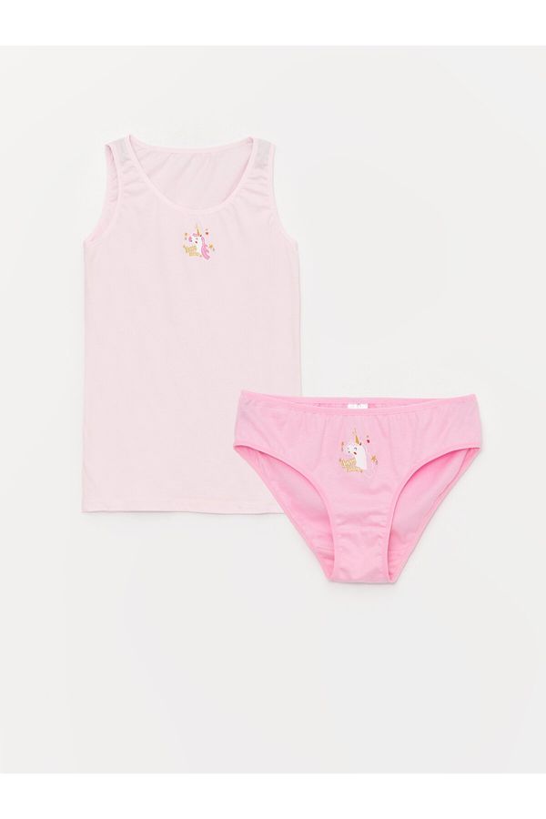 LC Waikiki LC Waikiki Girls' Undershirt and Panties