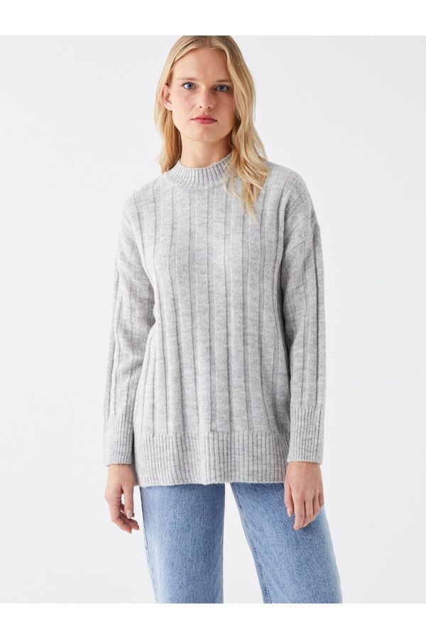 LC Waikiki LC Waikiki Half Turtleneck Plain Long Sleeve Women's Knitwear Sweater