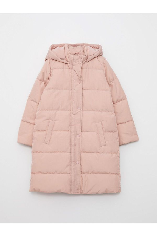 LC Waikiki LC Waikiki Hooded Basic Girl's Coat