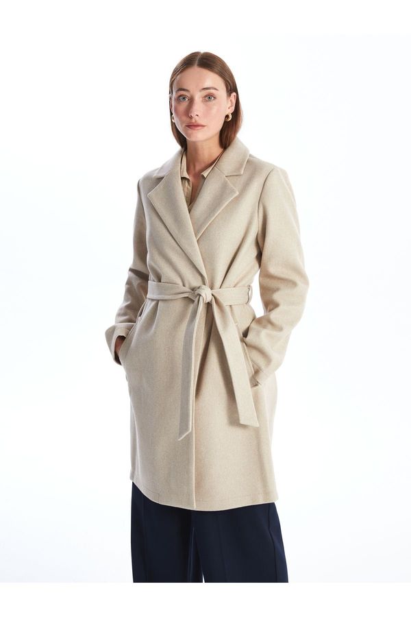 LC Waikiki LC Waikiki Jacket Collar Women's Cashmere Coat