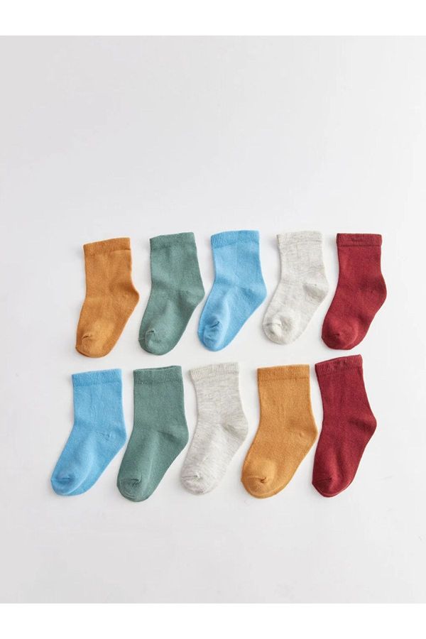 LC Waikiki LC Waikiki LCW baby Basic Baby Boy Socket Socks 10 Pack