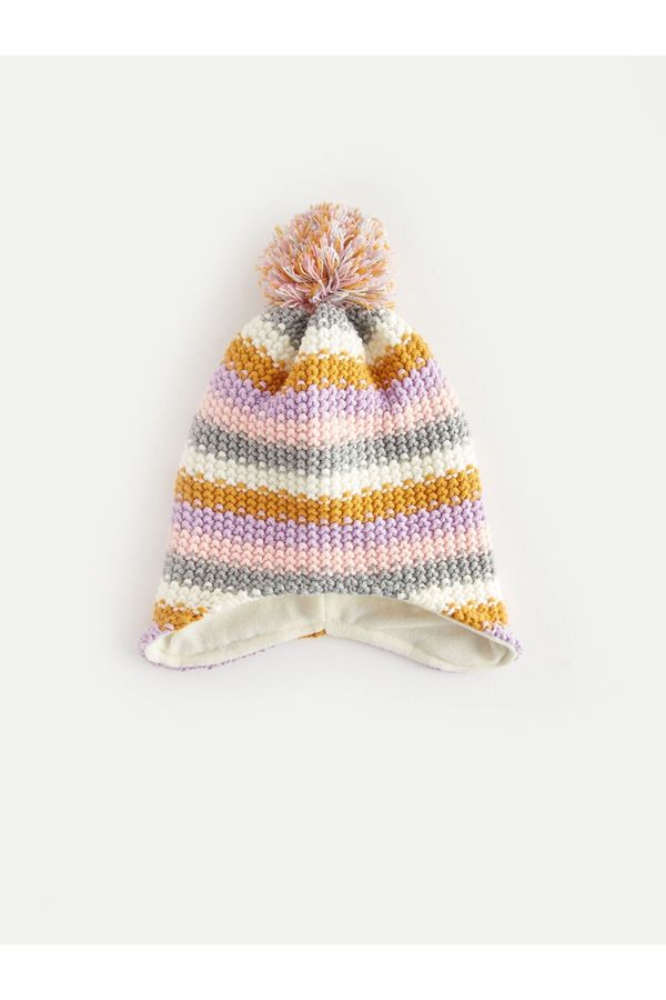 LC Waikiki LC Waikiki Lcw Baby Girl Beanie with Pompom