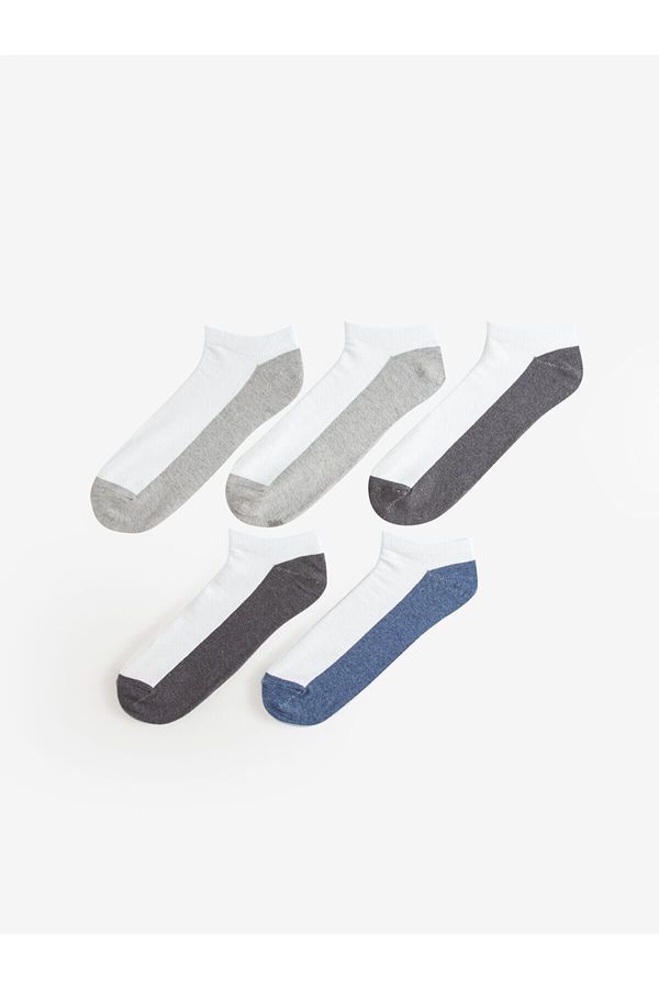 LC Waikiki LC Waikiki Lcw Color Block Men's Ankle Socks 5-Pack