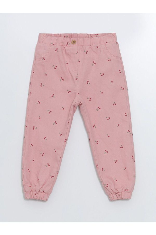 LC Waikiki LC Waikiki Lcw Elastic Waist Printed Baby Girl Pants