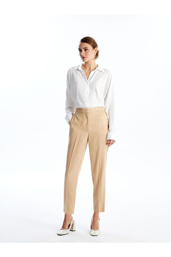 LC Waikiki LC Waikiki Lcw Elastic Waist Standard Fit Women's Trousers