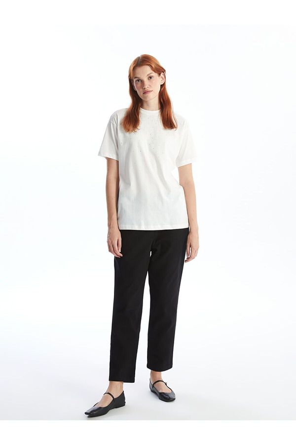 LC Waikiki LC Waikiki Lcw Elastic Waist Straight Gabardine Women's Trousers