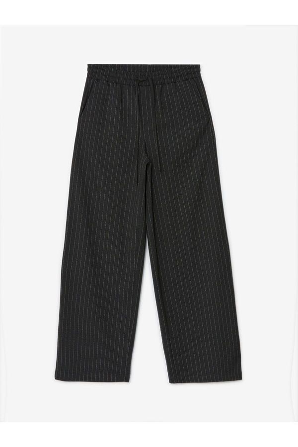 LC Waikiki LC Waikiki Lcw Elastic Waist Striped Women's Trousers