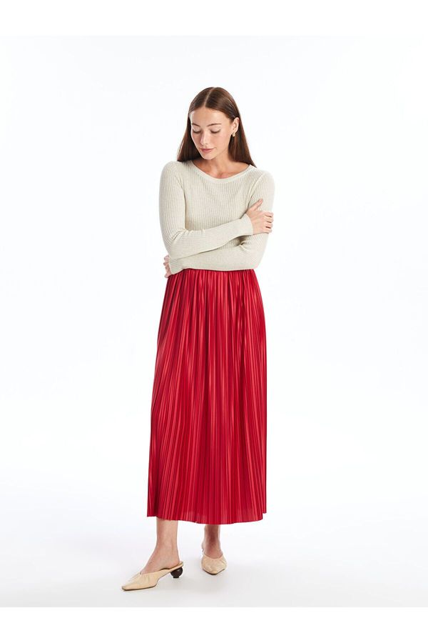 LC Waikiki LC Waikiki Lcw Elastic Waist Women's Pleated Skirt