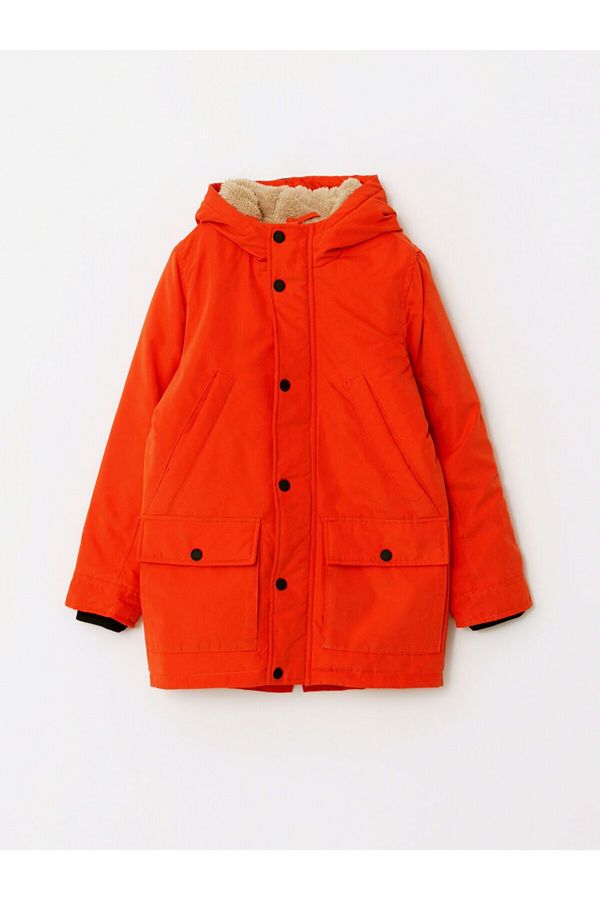 LC Waikiki LC Waikiki Lcw Hooded Basic Boy Coat