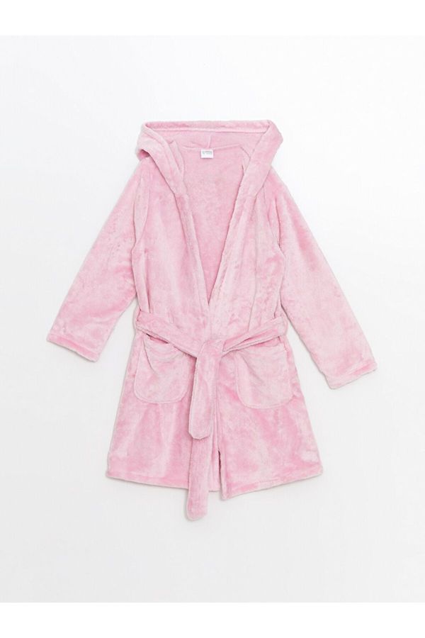 LC Waikiki LC Waikiki LCW Hooded Girls Dressing Gown