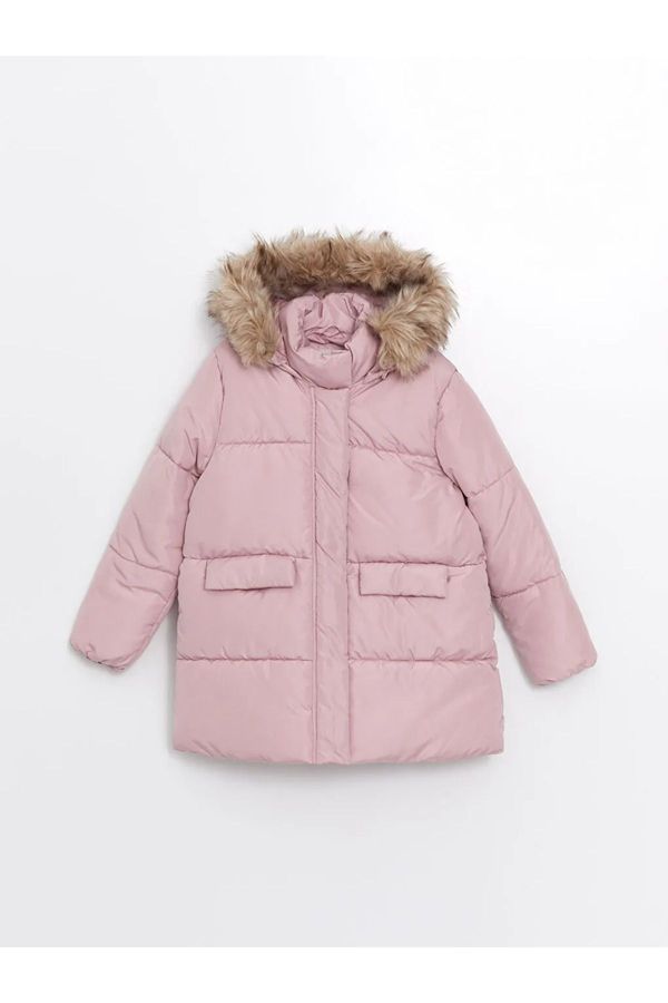 LC Waikiki LC Waikiki LCW Kids Hooded Girls Coat