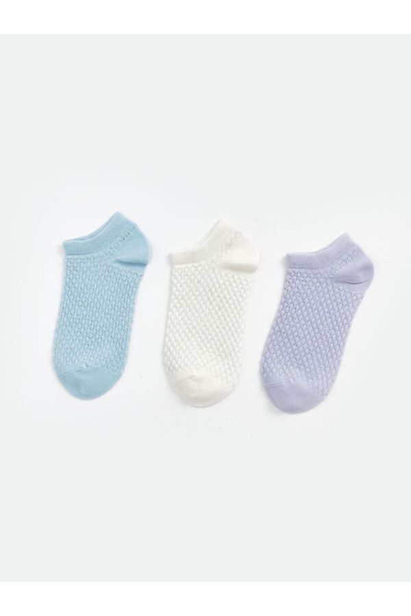 LC Waikiki LC Waikiki Lcw Self-Patterned Women's Ankle Socks 3-Pack