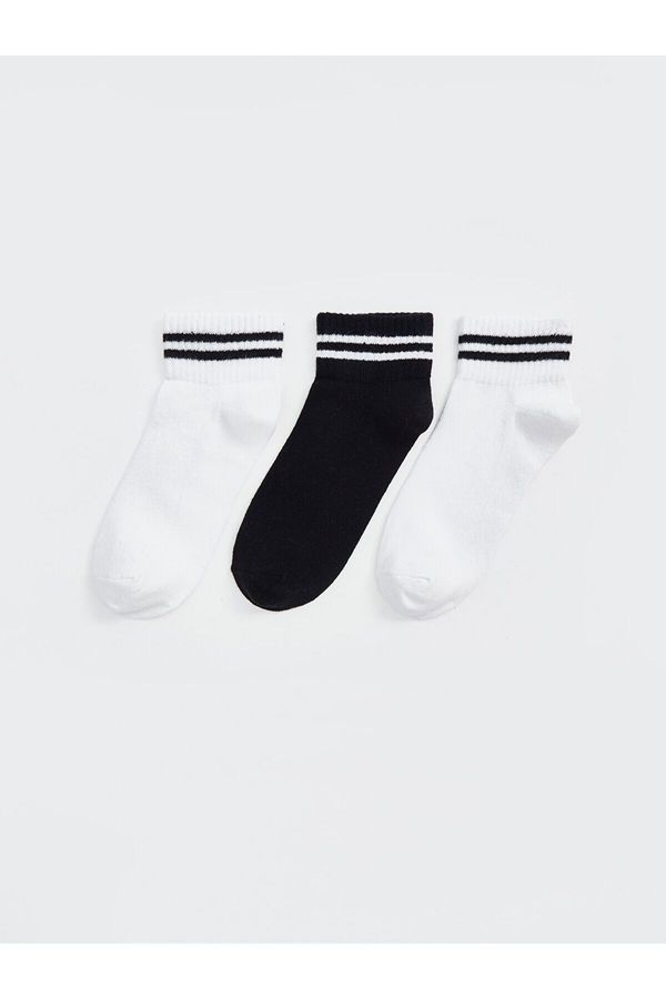 LC Waikiki LC Waikiki Lcw Women's Plain Ankle Socks 3 Pack