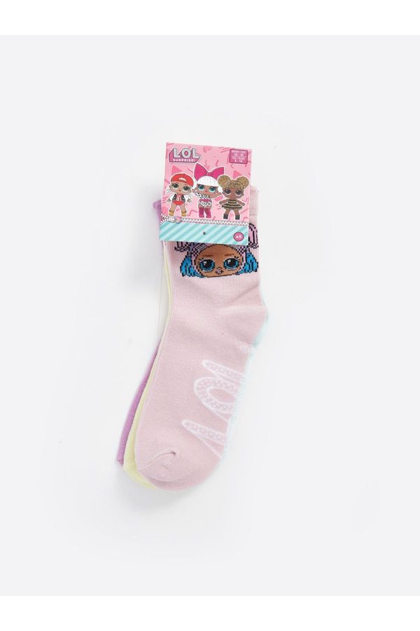 LC Waikiki LC Waikiki LOL Surprise OMG Licensed Girls Socks 5-Pack