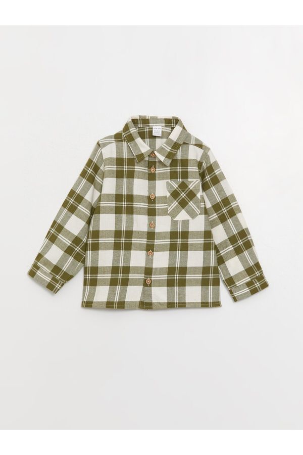 LC Waikiki LC Waikiki Long Sleeve Plaid Baby Boy Shirt