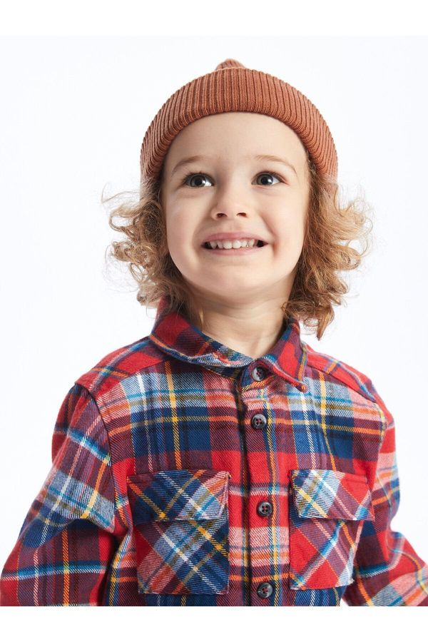 LC Waikiki LC Waikiki Long Sleeve Plaid Baby Boy Shirt