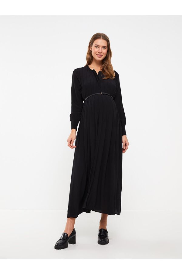 LC Waikiki LC Waikiki Long Sleeve Viscose Maternity Dress