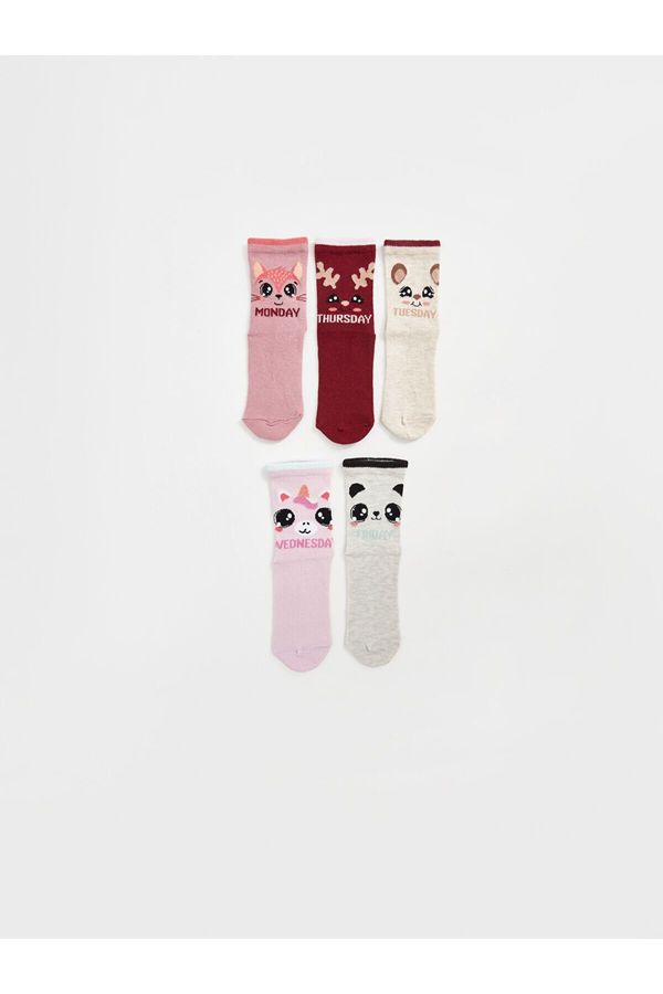 LC Waikiki LC Waikiki Lw - Patterned Girls Socks 5-Pack