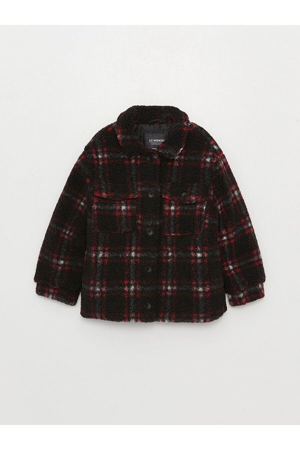 LC Waikiki LC Waikiki Lw - Plaid Girls Plush Coat