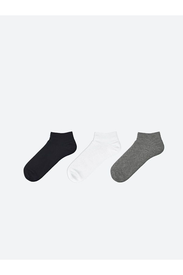 LC Waikiki LC Waikiki Men's Booties Socks 3-pack