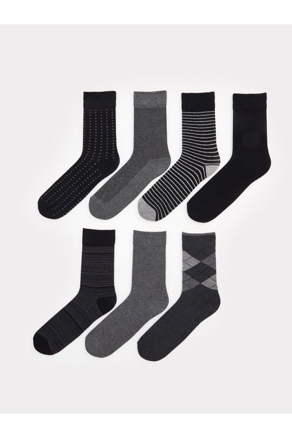 LC Waikiki LC Waikiki Men's Printed Socks 7 Pack