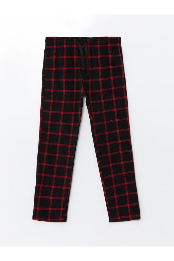 LC Waikiki LC Waikiki Men's Standard Fit Plaid Fleece Pajama Bottom