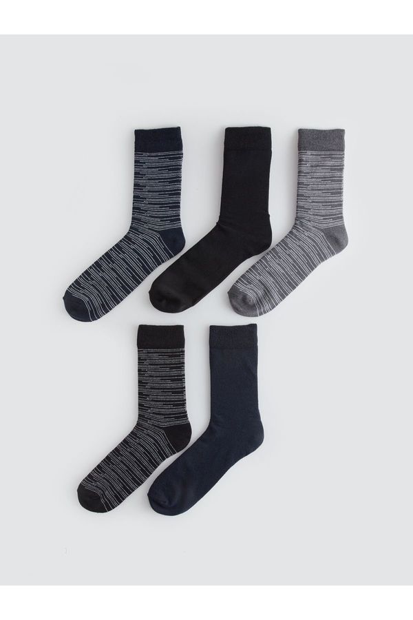 LC Waikiki LC Waikiki Men's Striped Socks 5-Pack