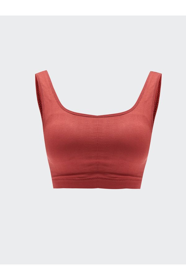 LC Waikiki LC Waikiki Non-Wireless Padded Plain Seamless Sports Bra