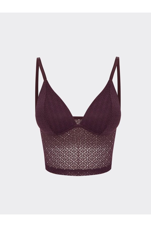 LC Waikiki LC Waikiki Non-Wireless Padding Lace Bralette