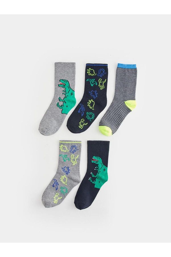 LC Waikiki LC Waikiki Patterned Boy Socks Set of 5